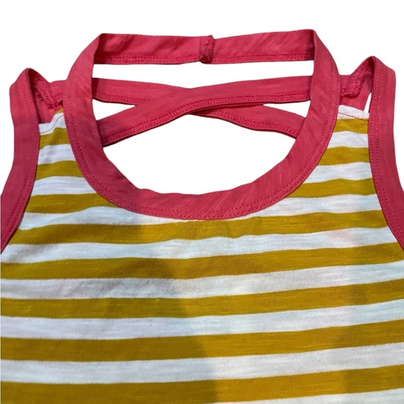 Matilda Jane 435 girls size 14 sleeveless swing top with lattice detail in back - Picture 4 of 5